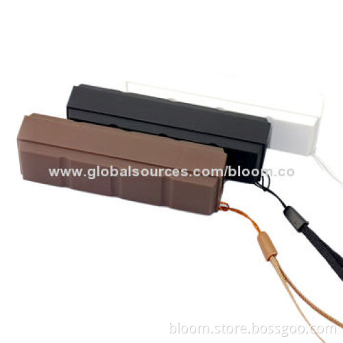 Chocolate-shaped Portable Power Chargers with Lanyard, 2,600mAh Charging CapacityNew